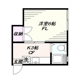 中井駅 徒歩4分 2階の物件間取画像